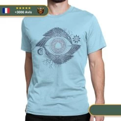 T-shirt Viking Œil D'Odin -Viking Soldes Magasin SKU Viking Odin s Eye Valhalla T Shirt Men 100 Cotton Casual T Shirt O Neck Tees 1