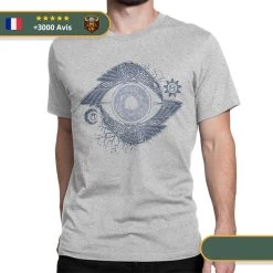 T-shirt Viking Œil D'Odin -Viking Soldes Magasin SKU Viking Odin s Eye Valhalla T Shirt Men 100 Cotton Casual T Shirt O Neck Tees 5