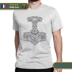 T-shirt Viking Marteau De Thor -Viking Soldes Magasin SKU Viking Thor s Hammer Valhalla Men T Shirt Creative Tees Short Sleeve O Neck T Shirts 15