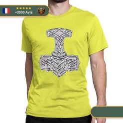 T-shirt Viking Marteau De Thor -Viking Soldes Magasin SKU Viking Thor s Hammer Valhalla Men T Shirt Creative Tees Short Sleeve O Neck T Shirts 16