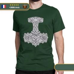 T-shirt Viking Marteau De Thor -Viking Soldes Magasin SKU Viking Thor s Hammer Valhalla Men T Shirt Creative Tees Short Sleeve O Neck T Shirts 19
