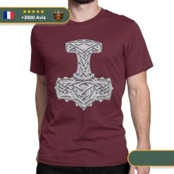T-shirt Viking Marteau De Thor -Viking Soldes Magasin SKU Viking Thor s Hammer Valhalla Men T Shirt Creative Tees Short Sleeve O Neck T Shirts 4