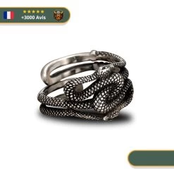 Bague Viking Serpent