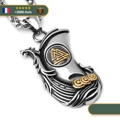 Collier Viking Drakkar