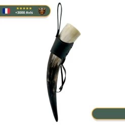 Corne à Boire Viking Avec Attache Ceinture