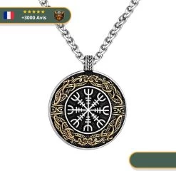 Collier Viking Heaume De La Crainte