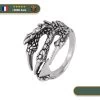 Bague Viking Griffes Du Serpent Jormungand