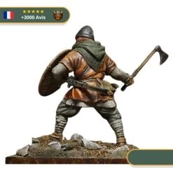 Statue Viking Guerrier (non Peinte) -Viking Soldes Magasin Statue Viking Guerrier non peinte dos