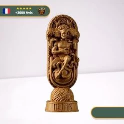 Statue Dieu Viking Serpent | Or -Viking Soldes Magasin Statue Viking5 removebg preview 600px