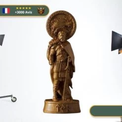 Statue Thor | Or -Viking Soldes Magasin Statue Viking6 removebg preview 600px