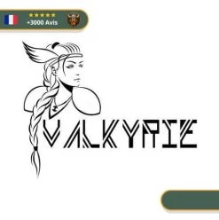 Stickers Guerrière Valkyrie | Noir Et Blanc
