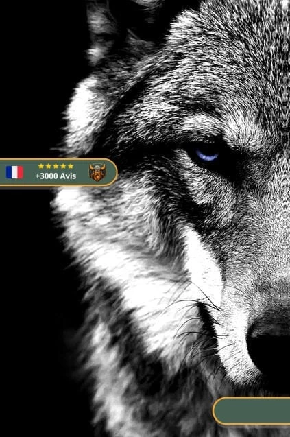 Tableau Viking Loup Fenrir 1 Tableau Viking Loup Fenrir