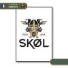 Tableau Viking Skol | Noir Et Or