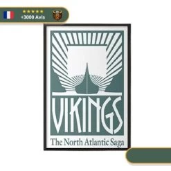 Tableau Viking Nord Atlantic | Vert Et Blanc -Viking Soldes Magasin Tableau VIking 4 94a03d4d 3c36 45e3 ab4a 11f3fcdb8ea3