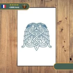Tableau Celte | Bleu Et Blanc -Viking Soldes Magasin Tableau Viking 10 removebg preview 600px