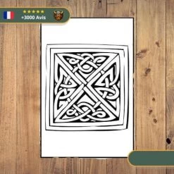 Tableau Bouclier Viking | Noir Et Blanc -Viking Soldes Magasin Tableau Viking 9 removebg preview 600px