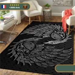 Tapis Scandinave | Noir Et Gris