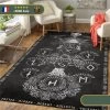 Tapis Dieux Vikings | Noir Et Blanc