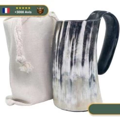 Tasse Viking En Corne De Buffle
