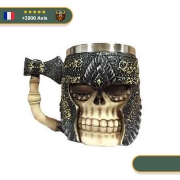Tasse Crâne De Guerrier - Gris 1 Tasse Crâne De Guerrier - Gris