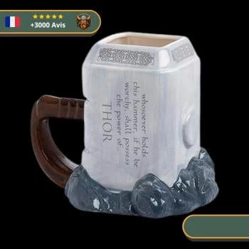 Tasse Marteau De Thor | Blanc 1 Tasse Marteau De Thor | Blanc