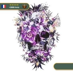 Tatouage Temporaire Viking<br> Crâne Renaissant