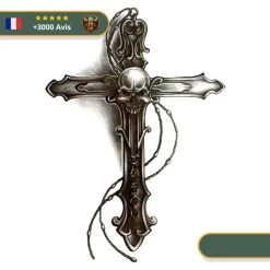 Tatouage Temporaire Viking<br> Croix Maudite