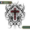 Tatouage Temporaire Viking<br> Croix Profane (Tribal)