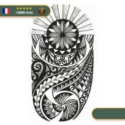 Tatouage Temporaire Viking<br> Déesse Nordique Sól Rayonne