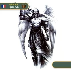 Tatouage Temporaire Viking<br> Einherjar Guerrier Défunt Glorieux