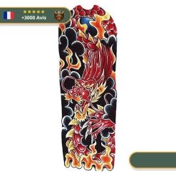 Tatouage Temporaire Viking<br> Fáfnir Répand De La Fumée