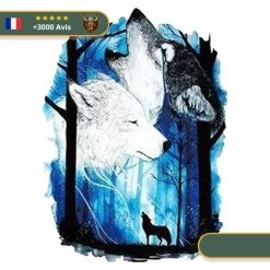 Tatouage Temporaire Viking<br> Fenrir Appelle Skoll Et Hati