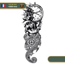 Tatouage Temporaire Viking<br> Loki Rendant Fou Les Morts