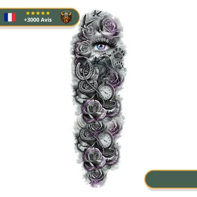 Tatouage Temporaire Viking<br> Splendide Valhalla 1 Tatouage Temporaire Viking<br> Splendide Valhalla