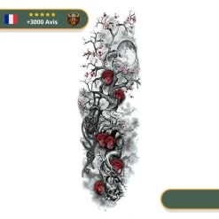 Tatouage Temporaire Viking<br> Yggdrasil Maudit