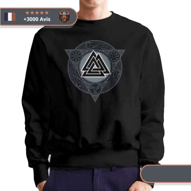 Sweat-shirt Valknut 2 Sweat-shirt Valknut – Image 2