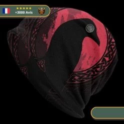 Bonnet Corbeau Légend | Rouge Et Noir 6 Bonnet Corbeau Légend | Rouge Et Noir -Viking Soldes Magasin Viking Bonnet d hiver tricot Simple joli solide chaud d contract nouvelle collection automne.jpg 640x640 3 removebg preview 600px