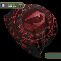 Bonnet Corbeau Viking | Rouge Et Noir -Viking Soldes Magasin Viking Bonnet d hiver tricot Simple joli solide chaud d contract nouvelle collection automne.jpg 640x640 fe19feef 05f2 4113 994c 27282977e6e3 removebg preview 600px