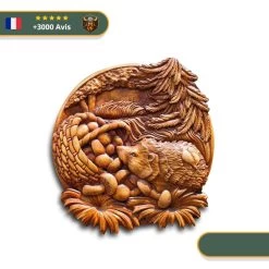 Art Mural Viking Hérisson