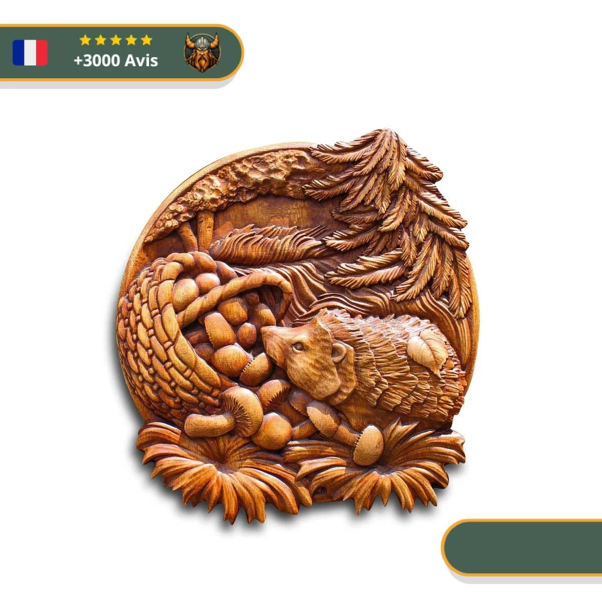 Art Mural Viking Hérisson 1 Art Mural Viking Hérisson