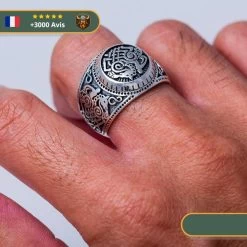 Bague Cheval Sleipnir Odin | Argent -Viking Soldes Magasin bague cheval sleipnir odin argent massif