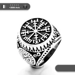 Bague Vegvisir -Viking Soldes Magasin bague homme vegvisir