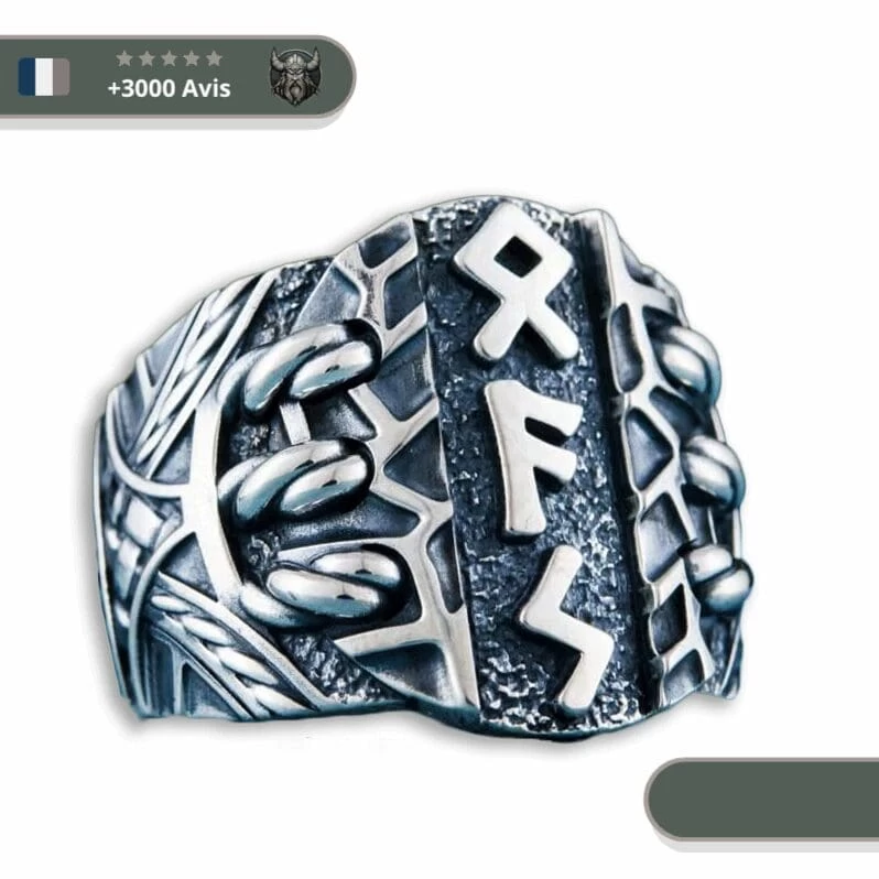 Bague Viking Runes 1 Bague Viking Runes