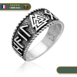 Bague Viking Du Jarl | Argent -Viking Soldes Magasin bague viking jarl argent