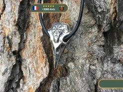 Pendentif Hugin | Argent 6 Pendentif Hugin | Argent -Viking Soldes Magasin bijou pendentif corbeau