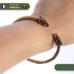 Bracelet Sacré Viking | Bronze -Viking Soldes Magasin bracelet griffon bronze viking