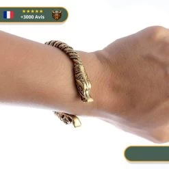 Bracelet Viking Loup Fenrir -Viking Soldes Magasin bracelet loup fenrir