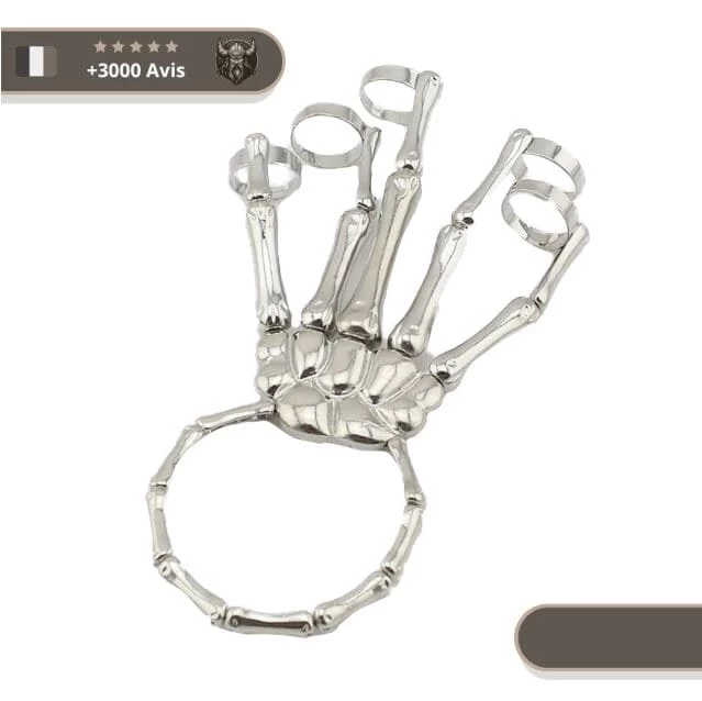 Bracelet Viking Main Squelette 2 Bracelet Viking Main Squelette – Image 2