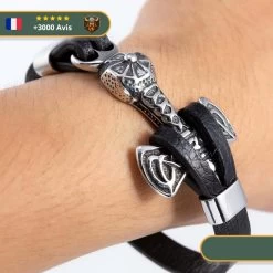 Bracelet Marteau De Thor Mjöllnir | Argent -Viking Soldes Magasin bracelet marteau thor