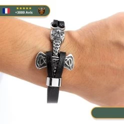Bracelet Marteau De Thor Mjöllnir | Argent -Viking Soldes Magasin bracelet marteau thor cuir